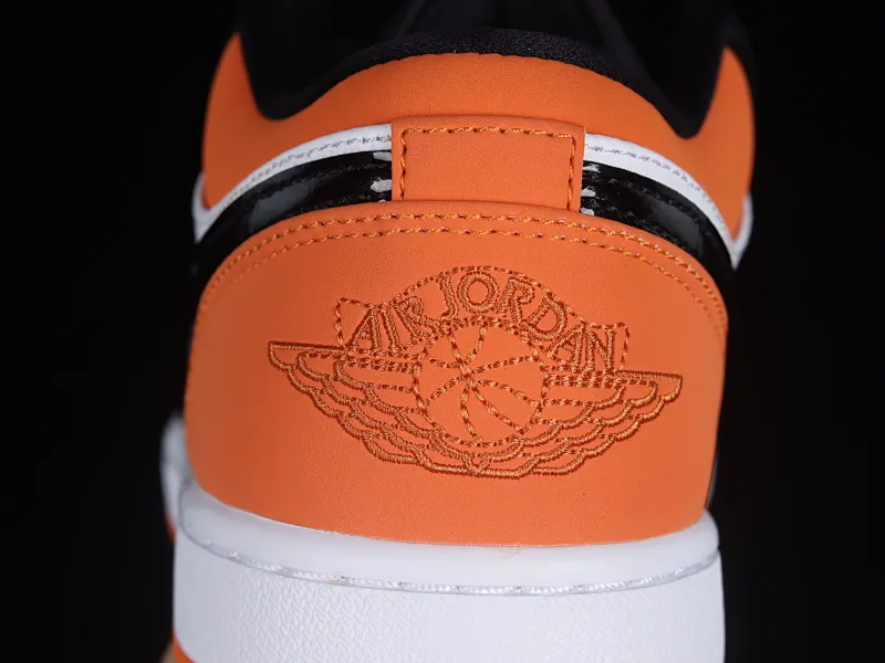 All categories Air Jordan Jordan series basketball shoes Air Jordan 1 Low G version pure original Air Jordan 1 Low AJ1 Joe 1 black and orange smashed backboard low-top cultural and leisure sports sneakers 553558-128